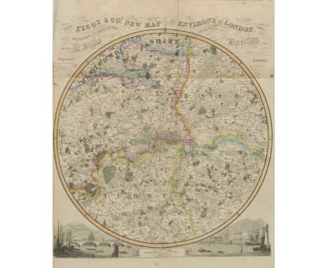 Pigot (James & Co.). Pigot & Co.s British Atlas, comprising the Counties of England, (upon which are laid down all railways c