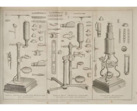 Adams (George). Essays on the Microscope, Containing a Practical Description of the most Improved Microscopes, A General Hist