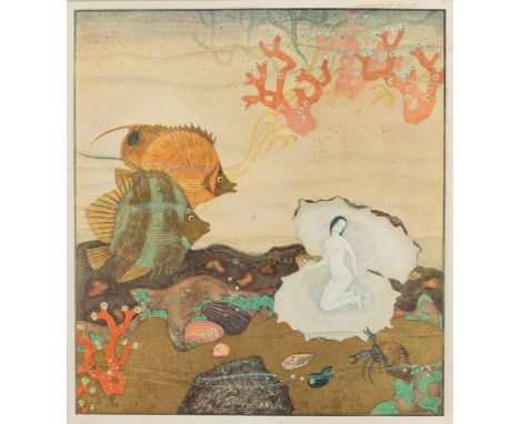 Dulac (Edmund, illustrator). The Kingdom of the Pearl, by Leonard Rosenthal, [1920], 10 tipped-in colour plates, some toning 