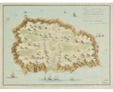 St. Helena. Read (Lieut. R. P.), The Geographical Plan of the Island & Forts of Saint Helena is Dedicated by permission to Fi