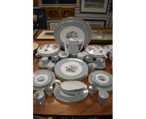 A part tea and dinner service by Royal Worcester in the Woodland design