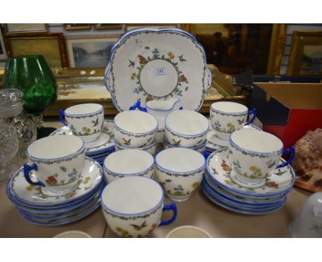 A part art deco styled tea service by Collingwood