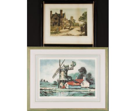 JAMES PRIDDEY R.B.S.A., F.R.S.A. (1916 - 1980) Two framed, prints on paper, to include one signed and titled, 'Chipping Campd