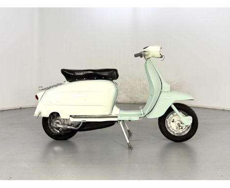 Built in Spain in 1966 this Li150 Series 3 model is a partially completed restoration project. Sold with all body panels as w