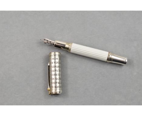 A Montblanc Fountain pen. The Gaius Maecenas Patron of the Arts Edition fountain pen. Maecenas is a symbolic figure represent