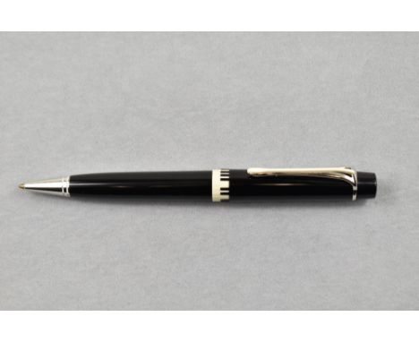 A Montblanc ballpoint pen. A Herbert Von Karajan donation edition ballpoint pen. Honouring the conductor  the pen is in black