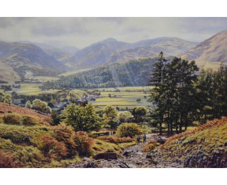 Local Interest* After Keith Melling (British b.1946) colour print, Lake District scene, signed in  pencil to margin, within a