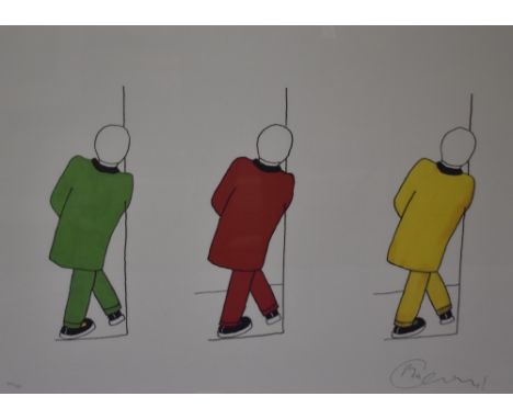 Billy Connolly CBE (b.1942), giclee on paper, a collection of 6 prints from the 'Born On A Rainy Day' series, to include a fr