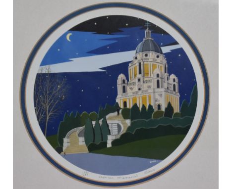 Charles Jacobs (20th Century British), print, Ashton Memorial, Lancaster, signed to the lower right, framed, mounted, and und