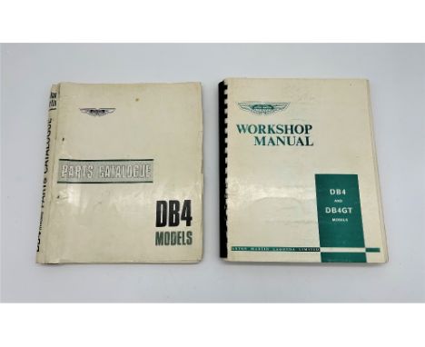 ASTON-MARTIN DB4 AND DB4GT PARTS CATALOGUE AND WORKSHOP MANUAL  DB4 &amp; DB4GT: An original Aston Martin DB4 and DB4GT Model