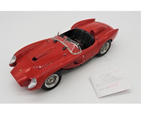 1958 FERRARI 250 TESTAROSSA, 1:18 SCALE BY CMC MODELS  With its beauty and performance, the Testa Rossa has captured the imag