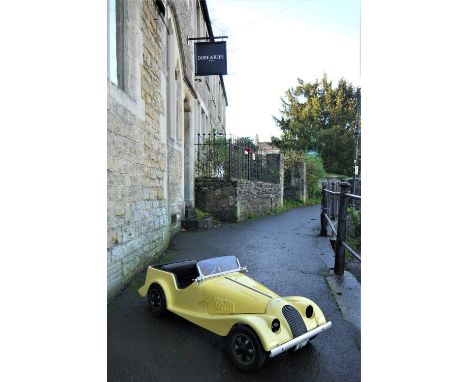 MORGAN PEDAL CAR BY HAMILTON BROOKS &amp; CO OF HEREFORD  This model is manufactured from a steel chassis with treadle-action