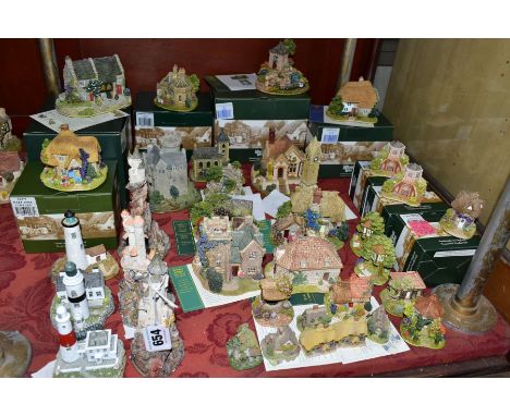 THIRTY FIVE LILLIPUT LANE SCULPTURES FROM VARIOUS COLLECTIONS, to include three from Castles collection Castle of The Golden 