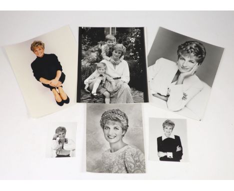 Diana, Princess of Wales (1961-1997) - a group 29 of colour and black and white photographic portrait prints, depicting the P