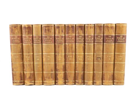°  Johnson, Samuel - The Works of ..... together with His Life, and Notes on His Lives of the Poets, by Sir John Hawkins ... 