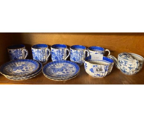 SPODE CUPS & SAUCERS