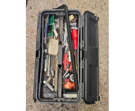 TOOLBOX WITH MISC TOOLS & CONTENTS