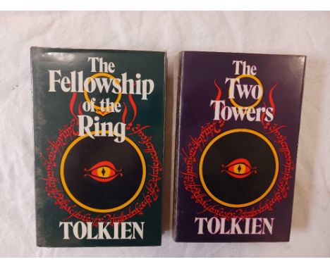 TWO HARDBACK BOOKS THE FELLOWSHIP OF THE RING & A SECOND EDITION OF THE TWO TOWERS 66