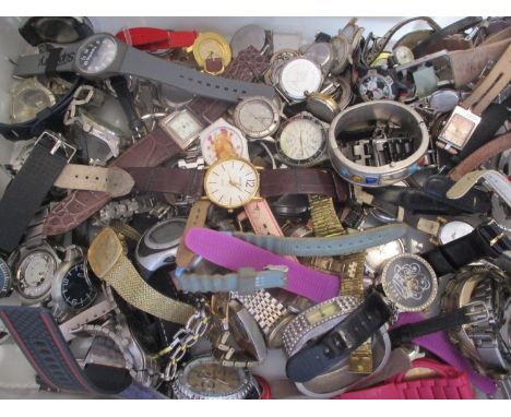 A selection of watches to include a gents Timex Electric watch 