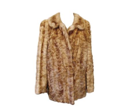 Ladies Vintage Sheared Sculptured Mink Jacket, approx. size 14/16  CONDITION REPORT 