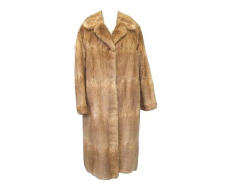 Ladies Vintage Coney Fur Coat, approx. size 12  CONDITION REPORT 