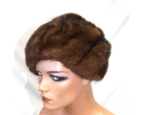 2 Ladies Vintage Fur Hats (2)  CONDITION REPORT 