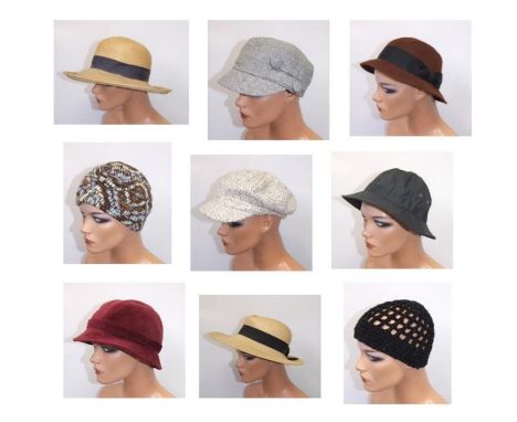 Vintage &amp; Other Hats incl. Jaeger, Giovannozzi, Suyutti, Makins Studio, Accessorize, J. Shapely Cambridge etc.  CONDITION