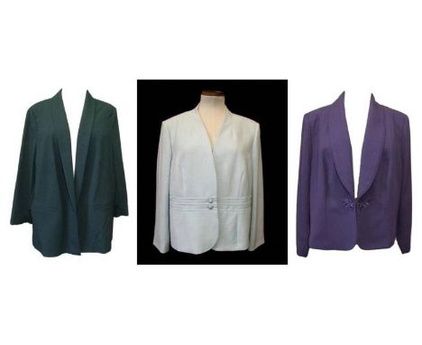 Ladies As New M&amp;S Green Jacket size 20, Eastex As New Purple Jacket size 18 &amp; Eastex Pale Blue Jacket size 18 (3)  CO