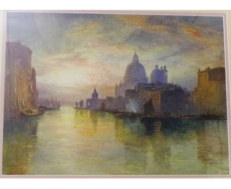 Richard Henry Wright The Port of London Watercolour, in a glazed gilt wood frame, 35 x 26cm