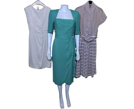 12 vintage dresses, 1950s-1980s. brands include Rembrandt original, Hartnell for Berketex , Susan Barry, Horrockses, Simpson 