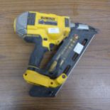 A Dewalt DCN692 Type 2, 18V nail gun