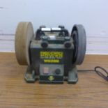 A Record Power WG200, 230V, 8" wet stone sharpening system