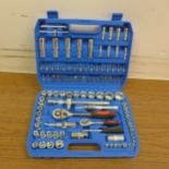 A 108 piece socket set, unused