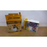 2 paint spray guns including a Wagner W100 Airless and an Ingco 450W, both boxed