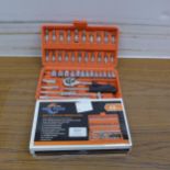 A 46 piece socket wrench set, unused