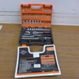 A 53 piece 1/4” drive socket and bit set, unused