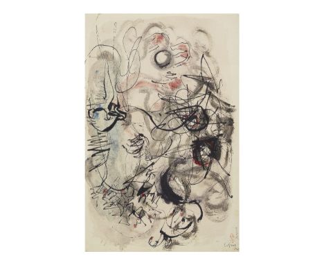 LI FANG (1933-2020)Sans titre  1960  signé et daté 1960 encre de Chine, aquarelle et lavis d'encre sur papier signed and date
