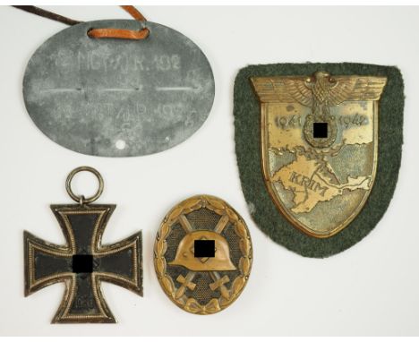 Nachlass eines Angehörigen der MGT/ Infanterie-Regiment 192.1.) Eisernes Kreuz, 1939, 2. Klasse, im Ring 55 (J.E. Hammer &amp