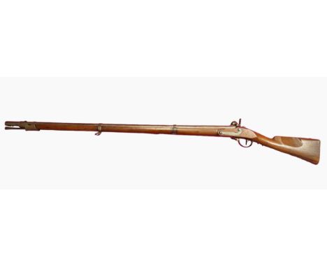 Württemberg: Perkussionsgewehr.Französisches Beutegewehr, Runder Lauf, gemarkt "A. Walther - Ulm" 1835 sowie weitere Punzen, 
