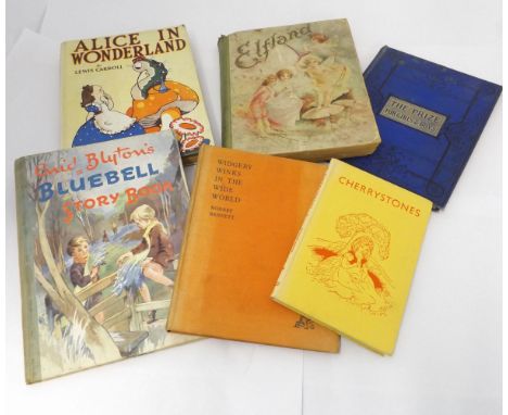 ELEANOR FARJEON: CHERRYSTONES, 1942 1st edition, original cloth; plus RODNEY BENNETT: WIDGERY WINKS IN THE WIDE WORLD, illust