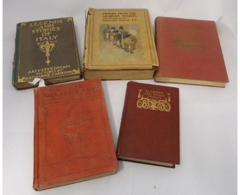 ANDREW LANG (ED): ALADDIN AND THE WONDERFUL LAMP AND OTHER STORIES FROM THE BLUE, BROWN AND PINK FAIRY BOOKS, Ill H G Ford &a