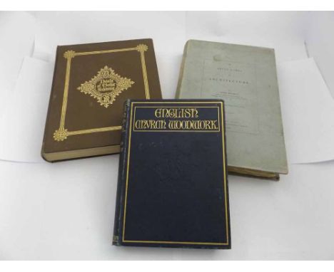 JOHN RUSKIN: THE SEVEN LAMPS OF ARCHITECTURE, 1880 new edition, large quarto, original printed boards, printed paper label to