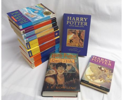J K ROWLING: 11 titles: HARRY POTTER AND THE PRISONER OF AZKABAN, 1999 1st edn, 2nd impress, original pict bds d/w, HARRY POT