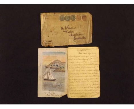 Manuscript Diary of a Journey at Sea Aboard HMS Troop Ship Jumna, from England to India 19th December 1880 to 16th January 18