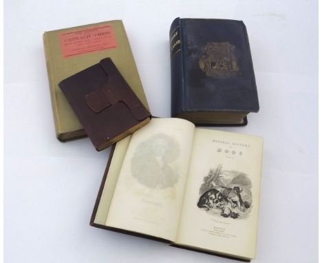 PUNCH'S POCKET BOOK FOR 1845 CONTAINING RULED PAGES FOR CASH ACCOUNTS AND MEMORANDA FOR EVERY DAY IN THE YEAR AND ALMANAC ...