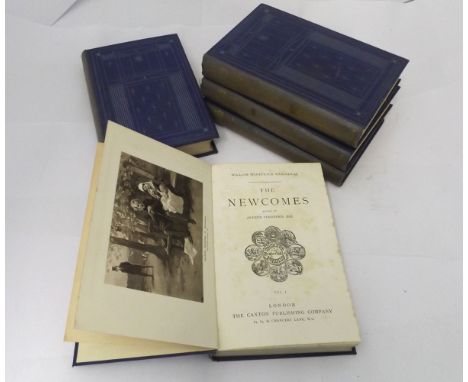 W M THACKERAY: WORKS..., Ed Arthur Pendennis, London, Caxton Publishing Co, [no dates circa 1900], "The London Edition", 26 v