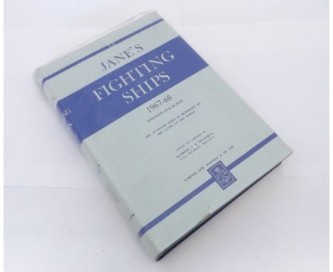 R V B BLACKMAN (ED): JANE'S FIGHTING SHIPS 1967-68, London 1967, folio, original cloth gilt, dust wrapper 