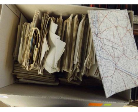 One Box: good quantity mainly Ordnance Survey War Revision Maps