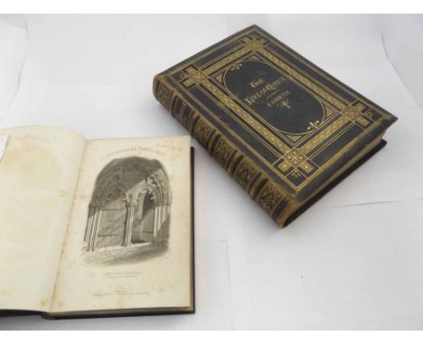 F W FARRAR: THE LIFE OF CHRIST, London circa 1875, contemporary decorative full calf gilt worn, spine gilt in compartments, a