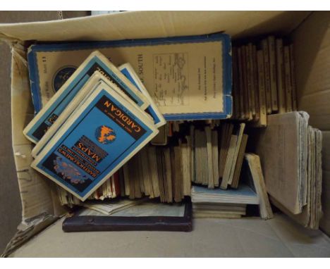 One Box: good quantity vintage folding maps, mainly Ordnance Survey and Bartholomew's